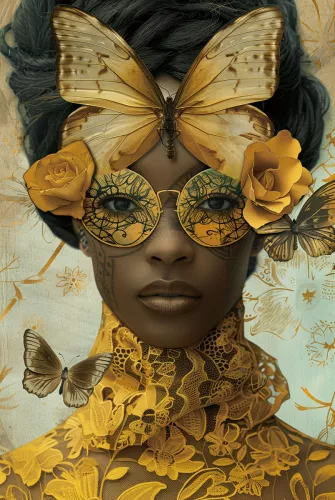 By Kohler Lady with Butterly 80x120cm (202400)