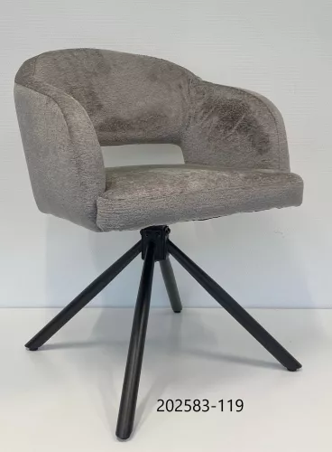 Candy arm dining chair with turnsystem