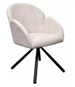 Vanessa arm dining chair with turnsystem