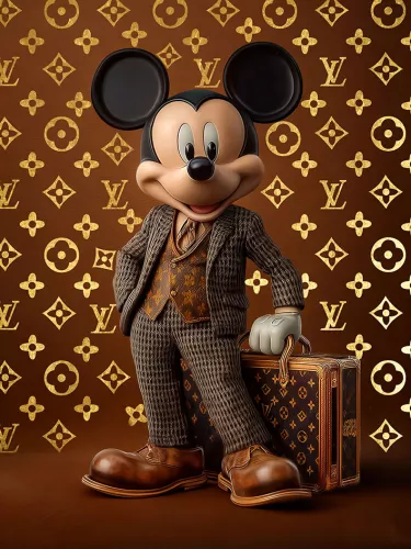 Mouse in Suit  60x80cm