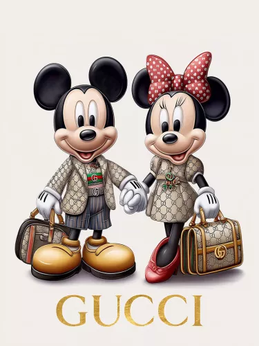 Mouse couple  60x80cm