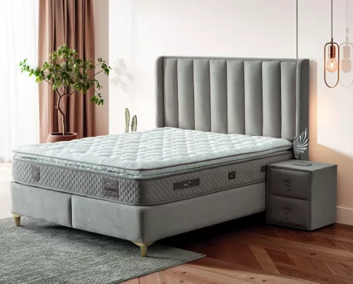 Napolyon Bed Inc. Mattress ( Headboard Hight 140cm) 