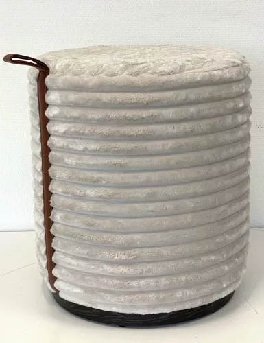 Dore Ottoman  (Tilia 1 & Black)