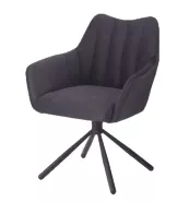 Melen Chair (Riviera 100 & Swivel Conic KD - Black)