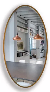 Mirror Eclips 80x160cm Gold