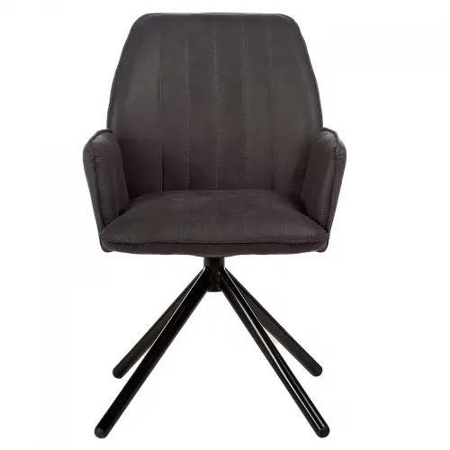 By Kohler Classen arm dining chair dark grey Preston 100 (115218) (115218)