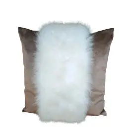 Pillow Samt toffee/cashmir goat 40x40cm