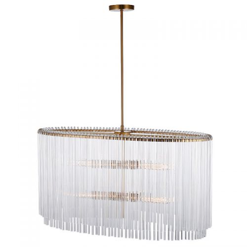 By Kohler Ceiling Lamp 55x60x45cm Clear Glass gold (115304) (115304)