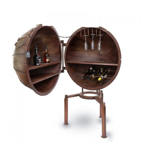 Steampunk Wine Bar 100x120x159cm (Open 162x170x159cm) Steampunk Wine Bar 100x120x159cm (Open 162x170x159cm)