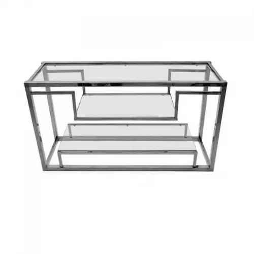 By Kohler Console Table 150x40x75cm With Clear Glass (115491) (115491)