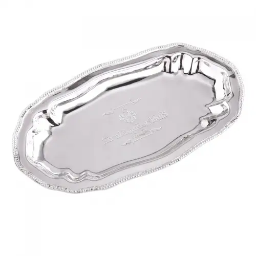 Tray 26x14.5x2cm Small Sal silver