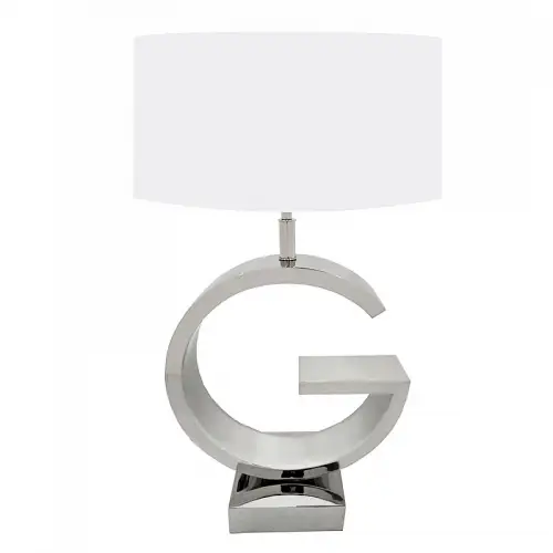Table Lamp 18x18x56cm Incl. White Shade