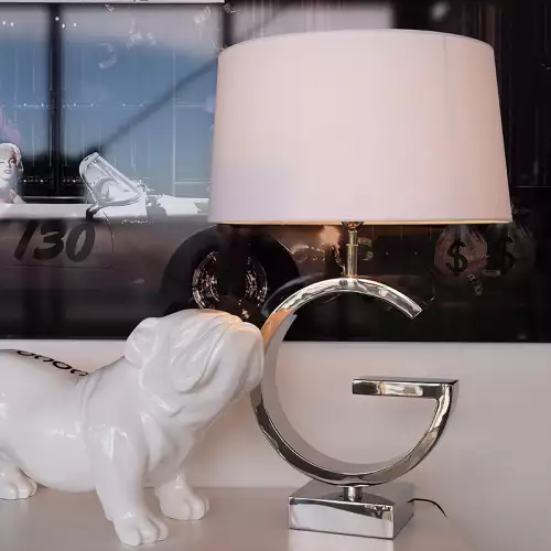 By Kohler Table Lamp 18x18x56cm Incl. White Shade (111045)
