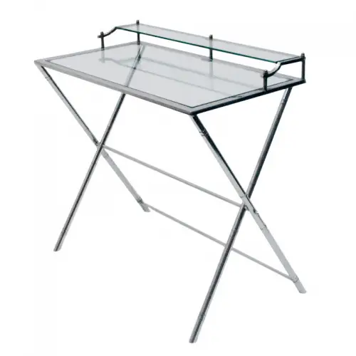 Writing Desk Garrick 83x50x89cm With Clear Glass