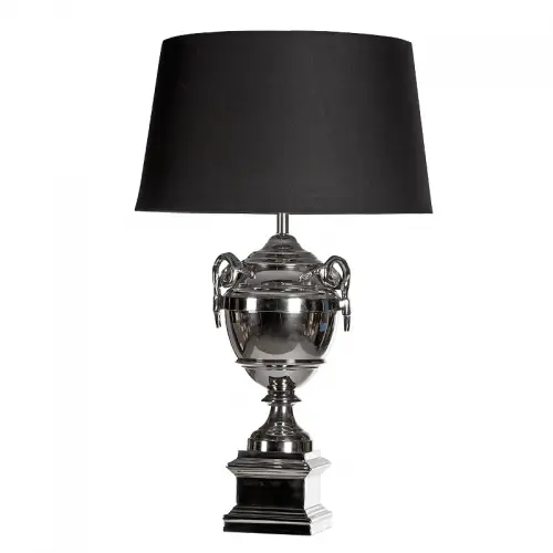 Table Lamp 30x30x76cm Incl. Black Shade