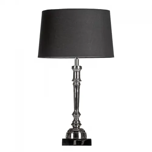 Table Lamp 17x17x60cm Incl. Shade silver