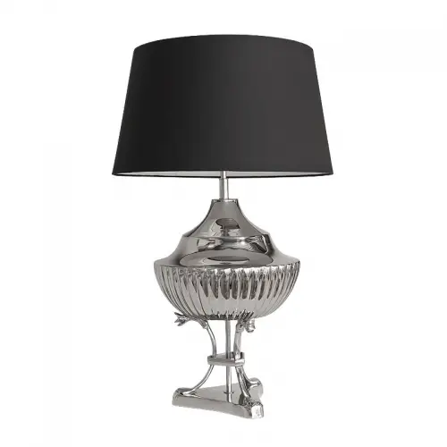 Table Lamp 43x43x70cm Incl. Shade silver