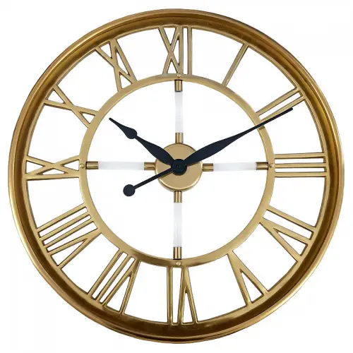 By Kohler Wall Clock 60x5x60cm Round gold (113105) (113105)