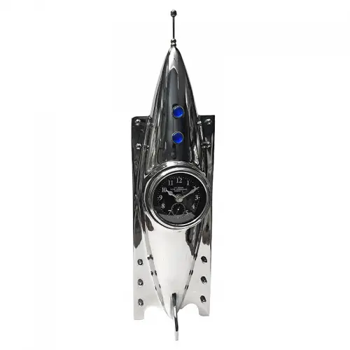 Table Clock 12x13x48cm Rocket
