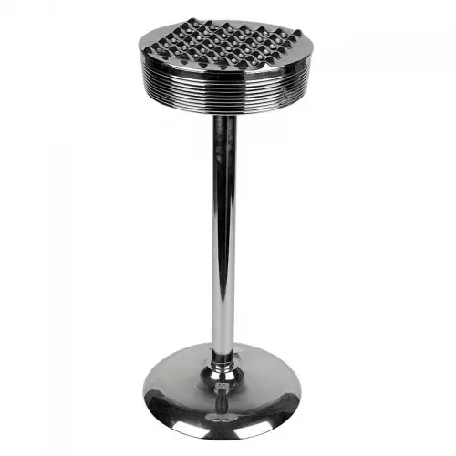 Ashtray On Stand Kelsey 27x27x62cm silver