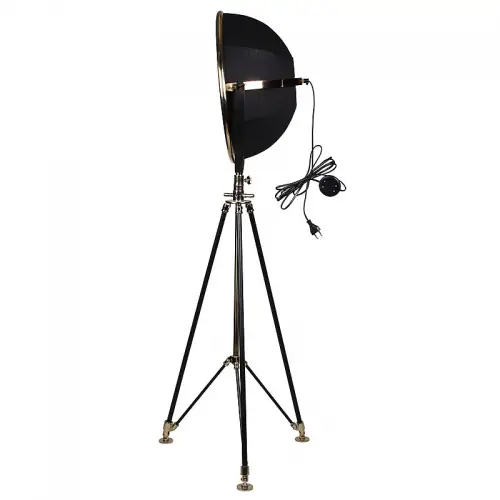 Floor Lamp Montezuma black silver Studio