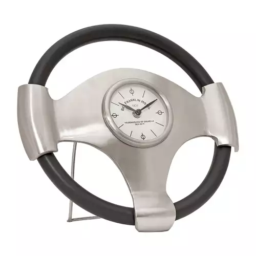 By Kohler Table Clock Steering Wheel 35x7x35cm Large (112501) (112501)