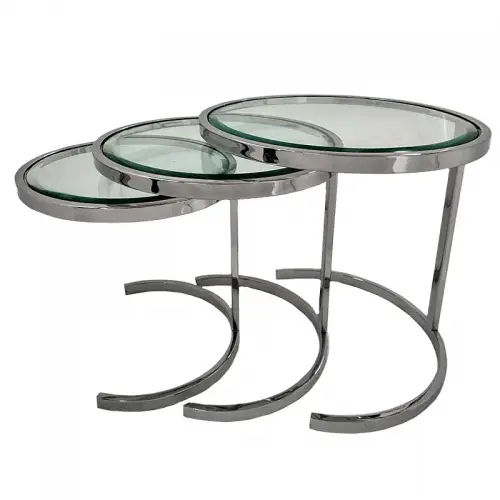 By Kohler Nesting Side Table Set Caspian 45x45x50cm (112580)