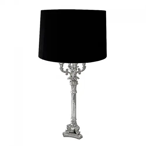 Table Lamp 32x26x104cm With Black Shade