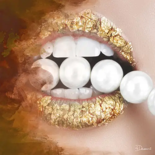 Gold Pearls 80x80x2cm