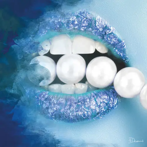 Blue Pearls 80x80x2cm