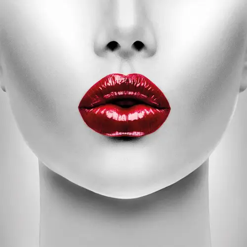 Red Lips 120x120x2cm