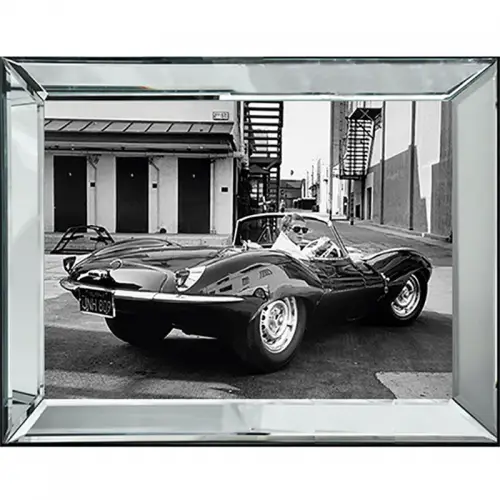 By Kohler Time Life - Steve Mcqueen - Jaguar 50x40x4.5cm (102732) (102732)