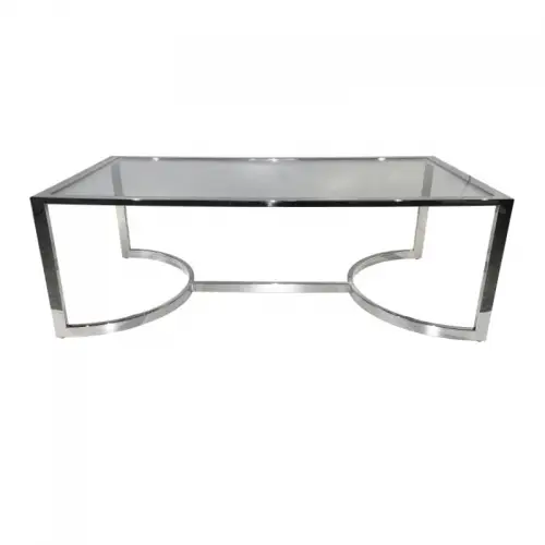 Coffee Table Redfield 140x70x47cm silver