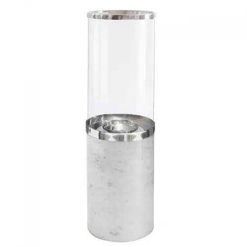 Stellar Hurricane Gracelyn 40x40x48cm Medium white marble