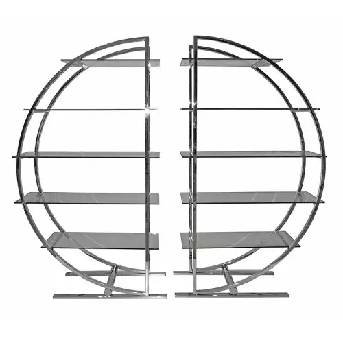 Bookchest Milan 2 Parts Round 230x42x202cm