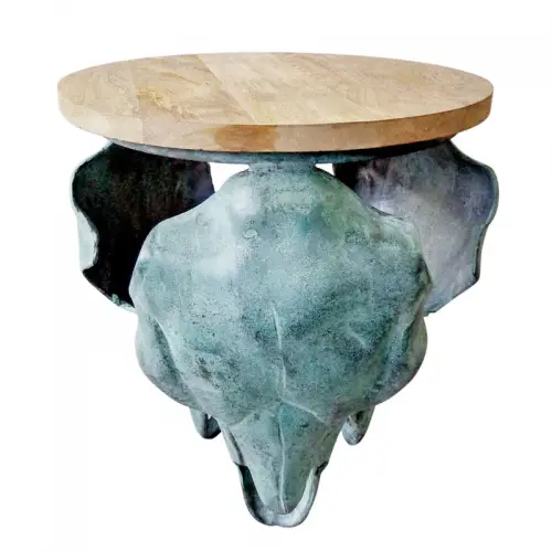 side Table Davion stier frame turquoise 