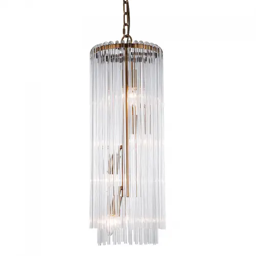 Chandelier Aleena 25x25x69cm gold glas