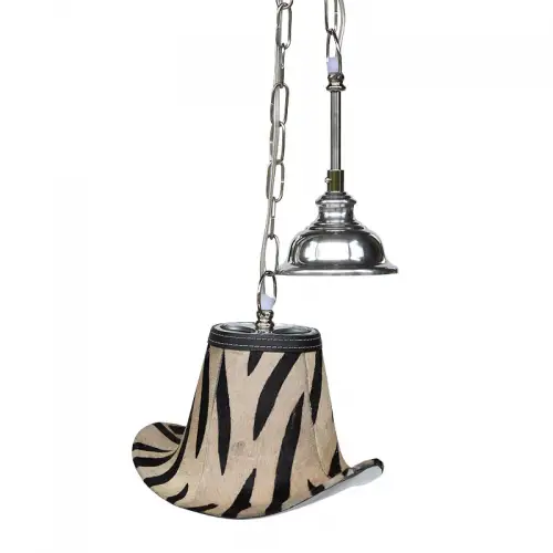 hanging lamp Pendant 26x20x17cm Zebra Hat