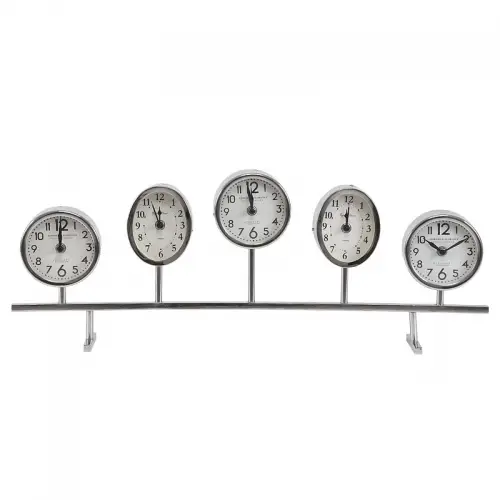 Table Clock 64x6x24cm set  of 5