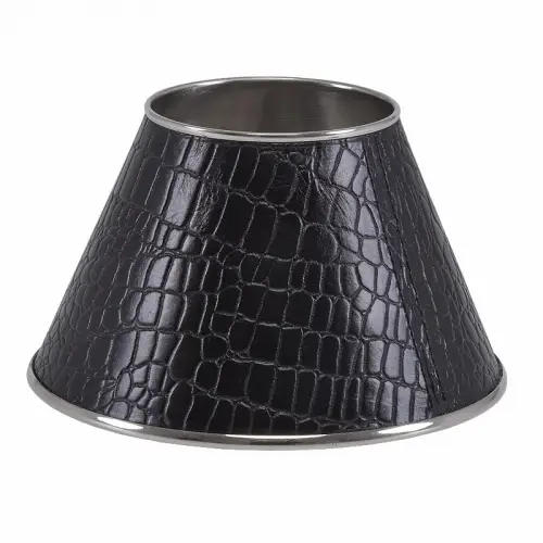 By Kohler Lampshade 20x20x11cm croco leather black (104999)