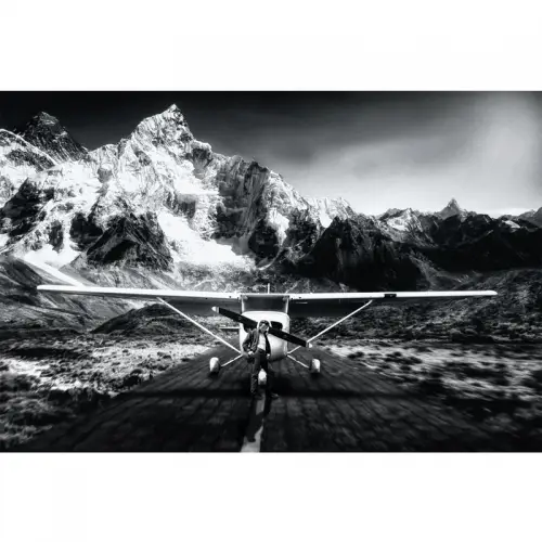 James Dean Airplane 100x150x2cm