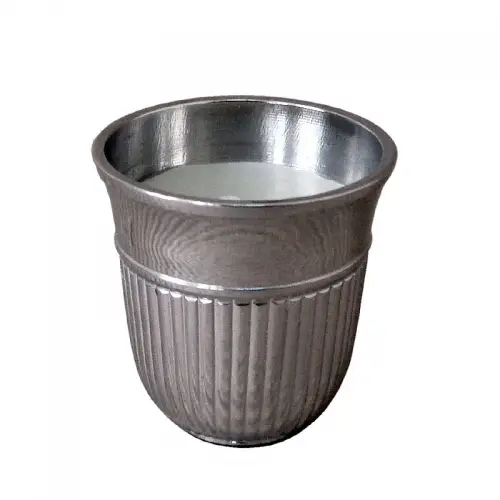 Tea Light Holder 5x5x5cm With Vanila Candle Small