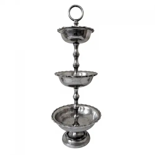 Bowl 38x38x102cm Round 3-Tier