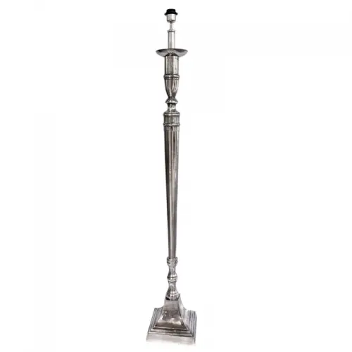 Floor Lamp raw classic look silver 