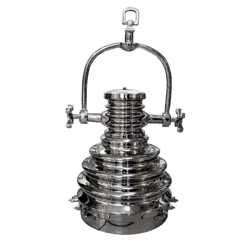 Ceiling Lamp 46x36x82cm studio look silver