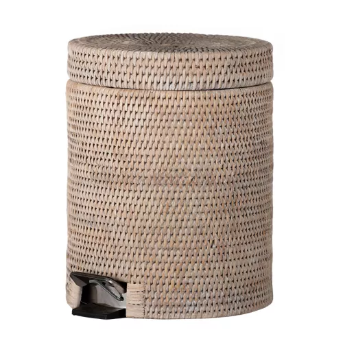 Pedal Trash Bin Jada 23x23x30cm Whitewash
