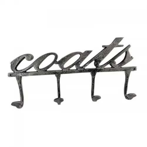 Hanger 'Coats' (4 Hooks) 29x4x21cm