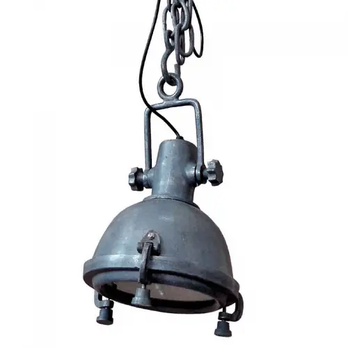 Ceiling Lamp 28x23x41cm raw silver