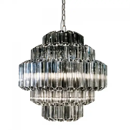 Ceiling Lamp Castelli Small 62x62x83cm Smoke Glass