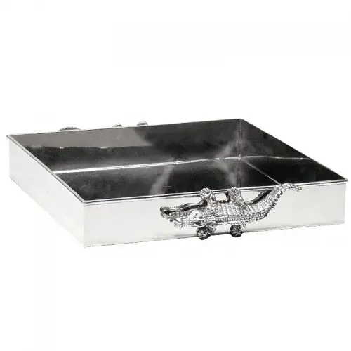 Tray 30x30x6cm Alligator